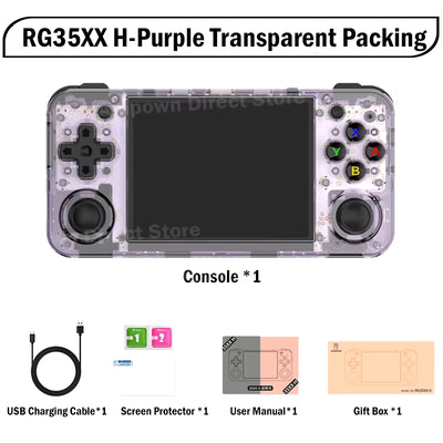 AMPOWN  RG35XXH Handheld Game Players 3.5''IPS Linux Portable Video Retro Game Console Gaming Console Spelcomputer Met