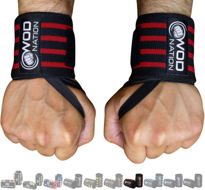 Wrist Wraps Weightlifting for Men & Women - Weight Lifting Wrist Wrap Set of 2 Forcrossfit and Cross Training (12" or 18") + Includes Carrying Bag